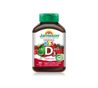 Jamieson Kids Chewable D3 4001U Tablets 100`s