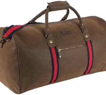 Kangol Leather Brown Travel Bag