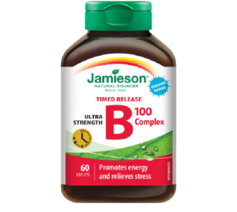 Jamieson Vitamin B Complex 100mg Capsules 60`S