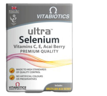 Vitabiotics Ultra Selenium Tablets 30`S