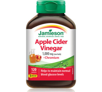 Jamieson Apple Cider Vinegar + Chromium Caplets 120`s