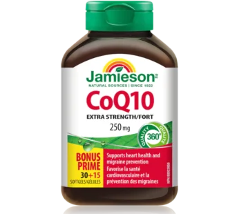 Jamieson Coq10 250mg Soft gels 45`s