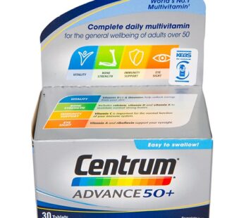 Centrum Advance 50+ tablets pack of 30’s